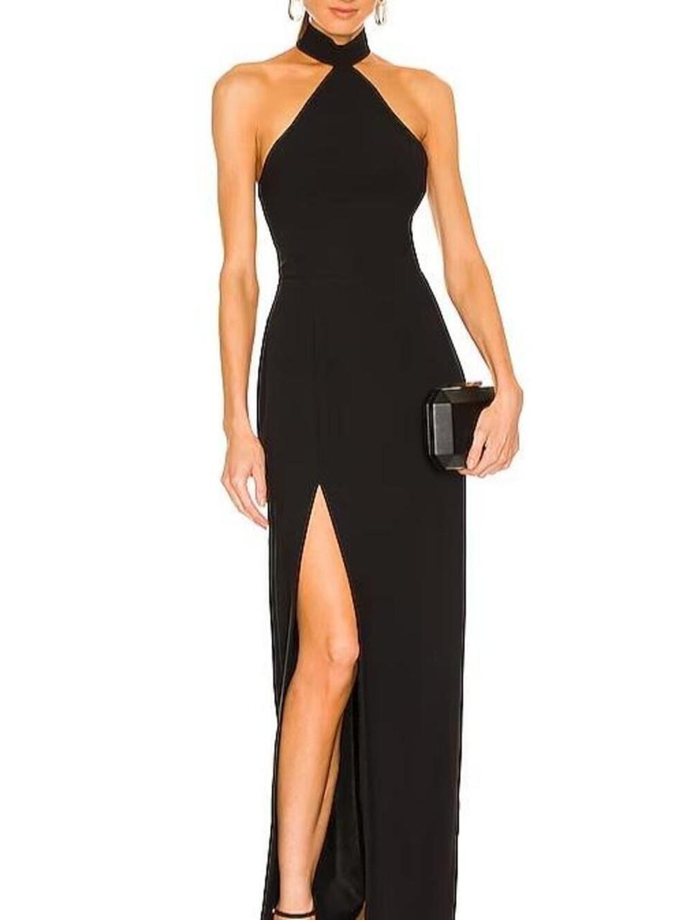 Amanda Uprichard Queen Gown in Black